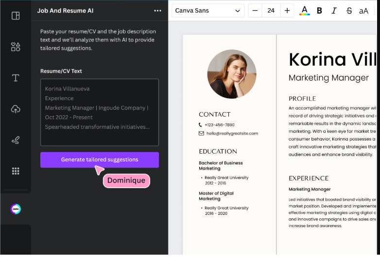 Yapay Zeka Özgeçmiş Araçları